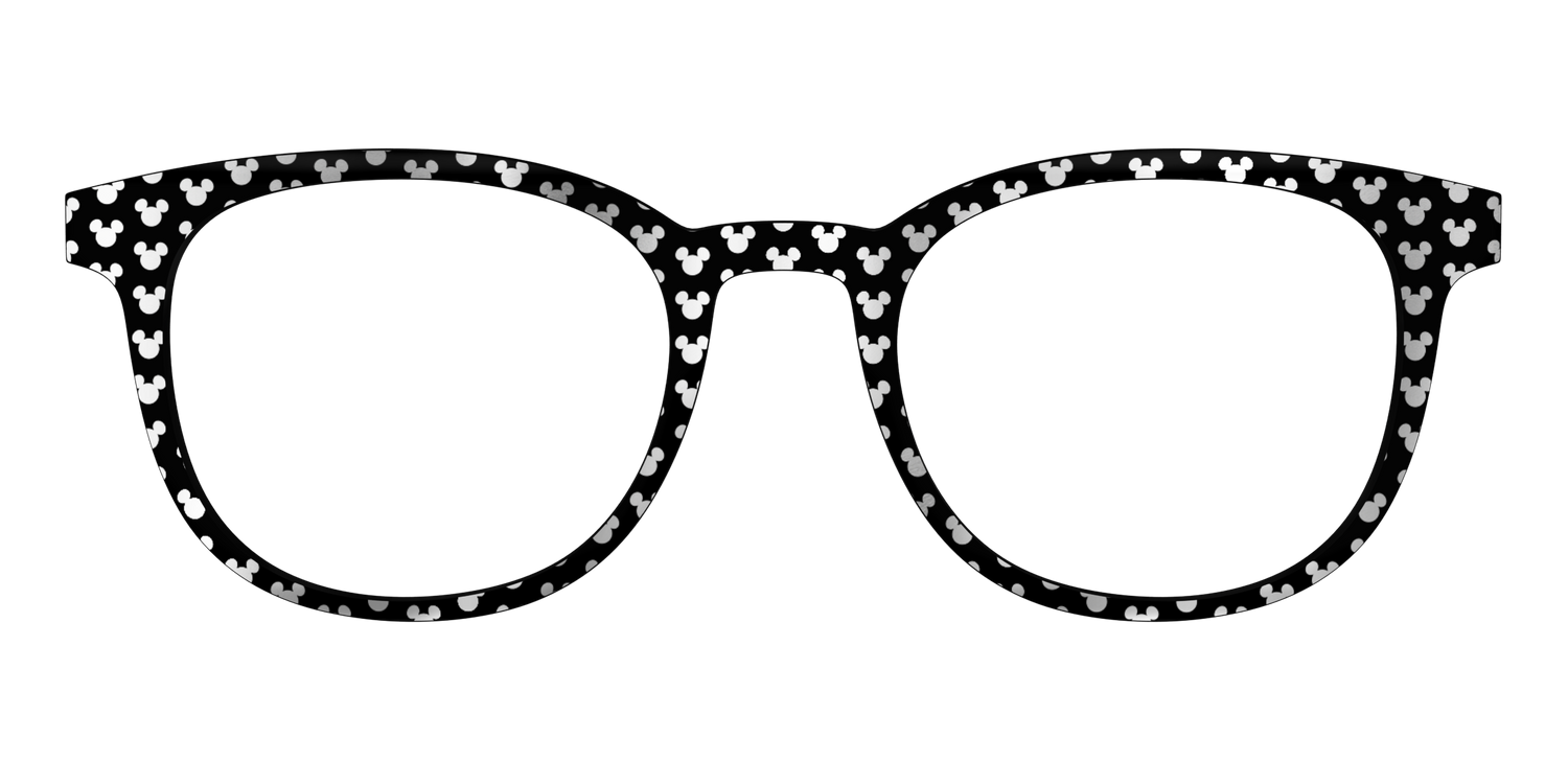 The Silver Foil Mickey - Front Top Image - Pair Eyewear