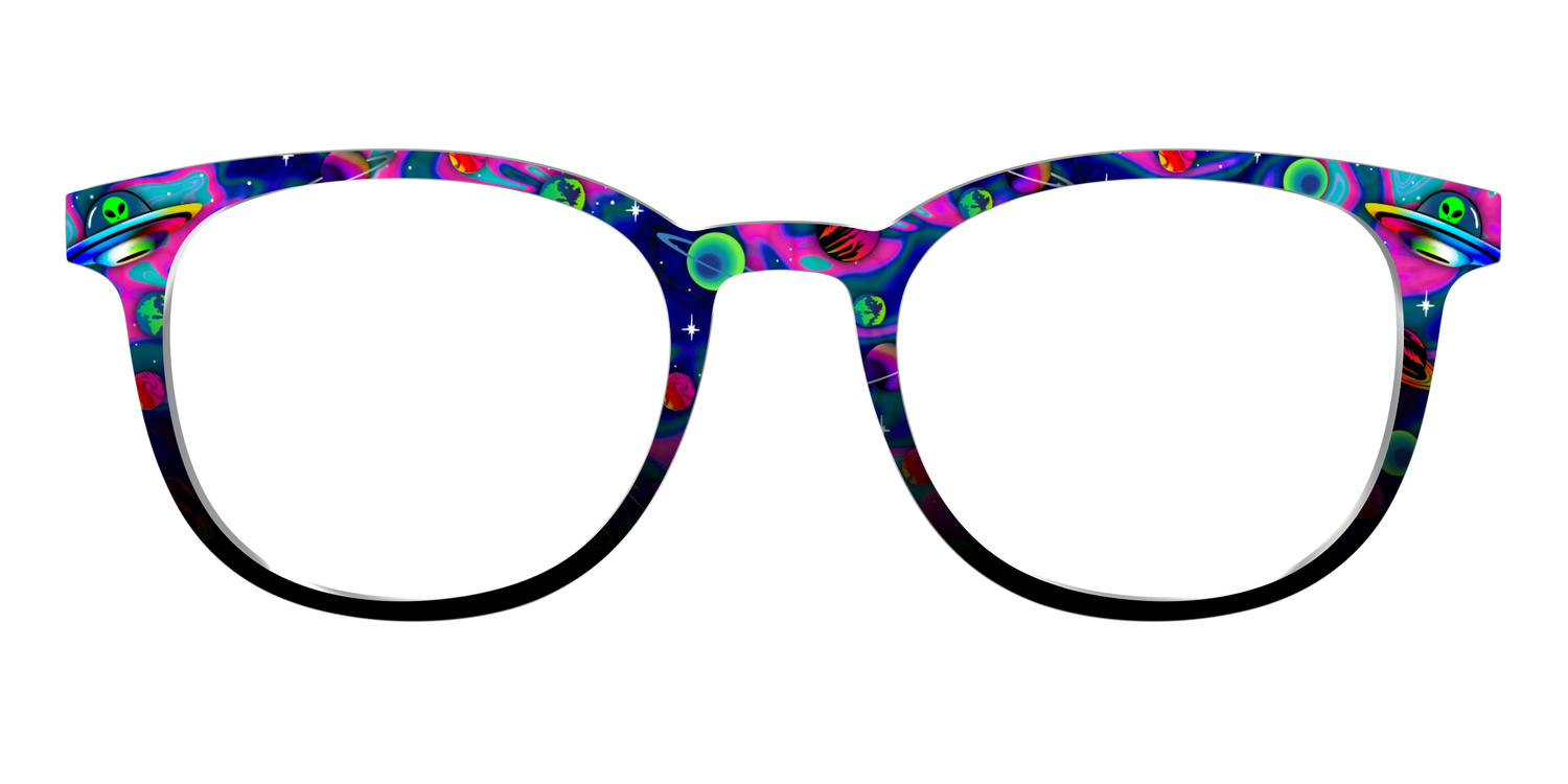 The Space Invasion Marble - Front Top Image - Pair Eyewear
