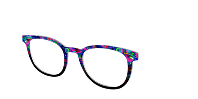 The Space Invasion Marble - Angle Top Thumbnail - Pair Eyewear