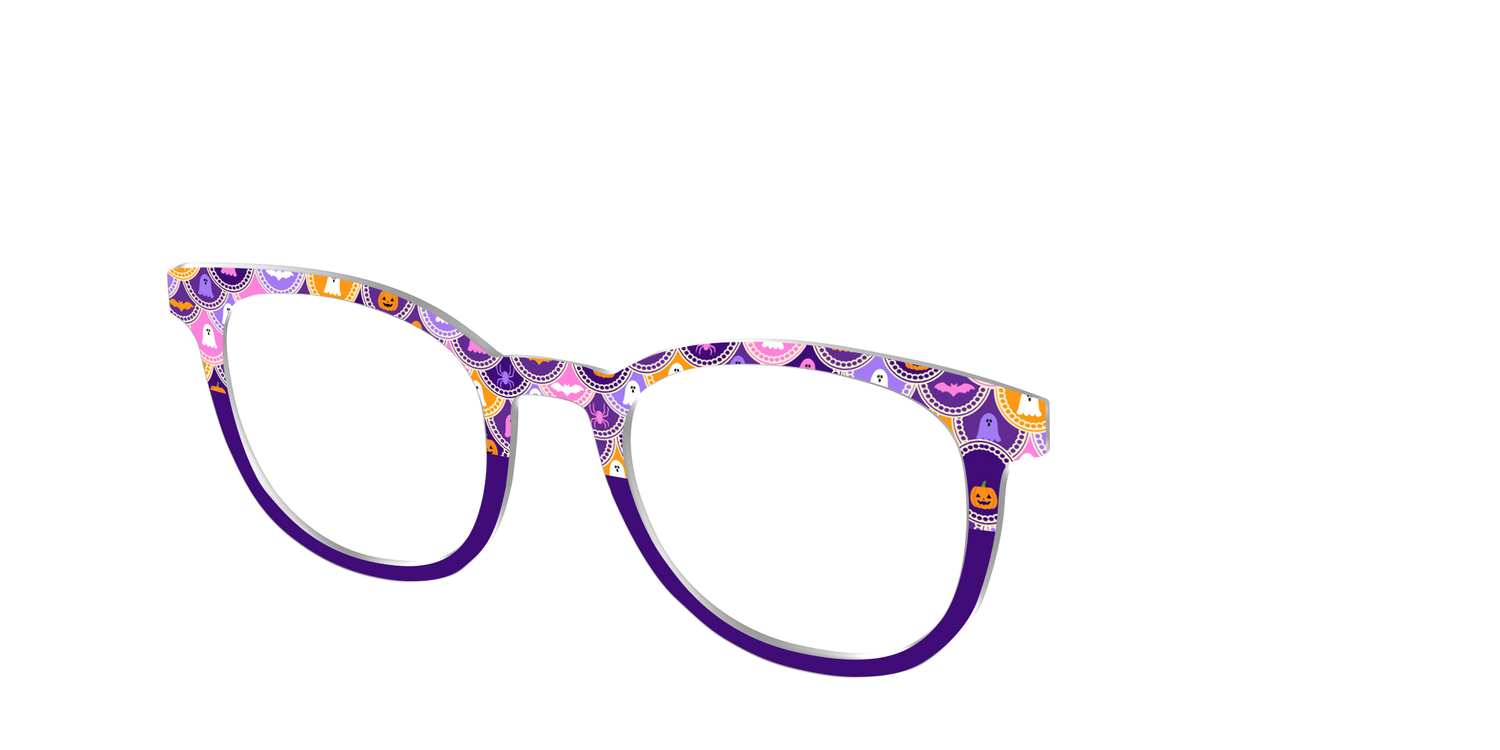 The Spooky Scallop Split - Angle Top Image - Pair Eyewear