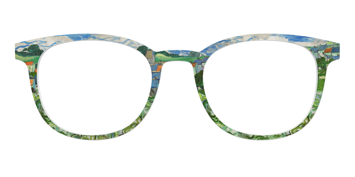 The View of Auvers-Sur-Oise - Front Top Image - Pair Eyewear