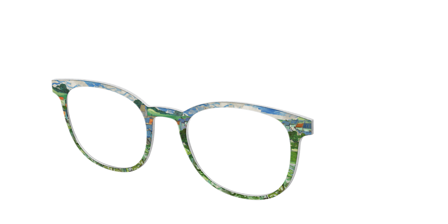 The View of Auvers-Sur-Oise - Angle Top Image - Pair Eyewear