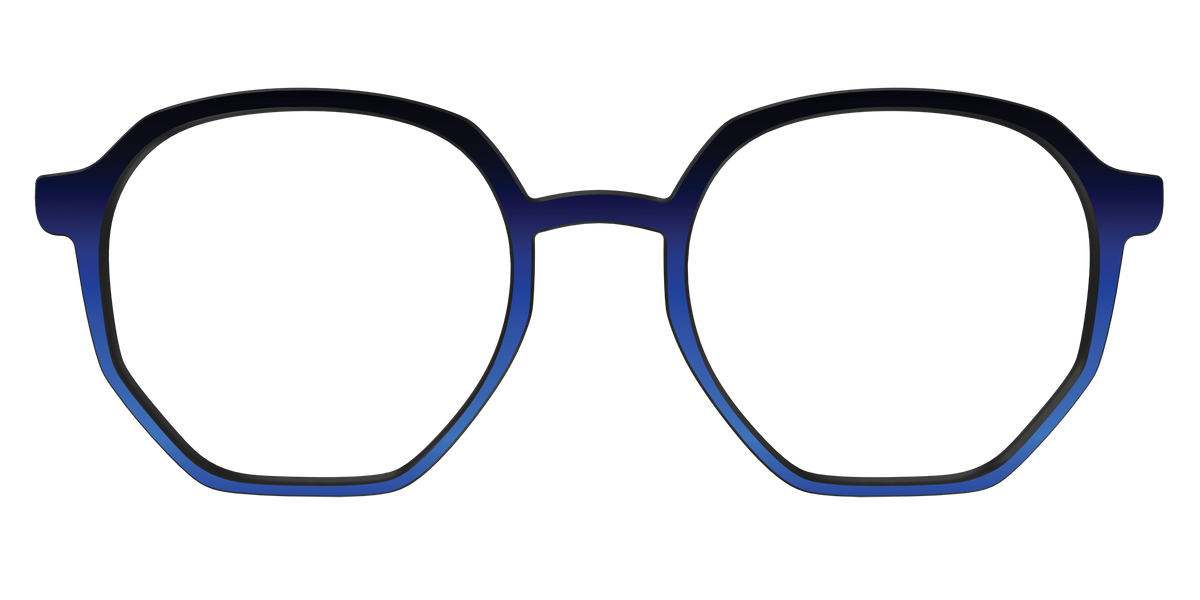 The Black to Blueberry Gradient - Front Top Image - Pair Eyewear