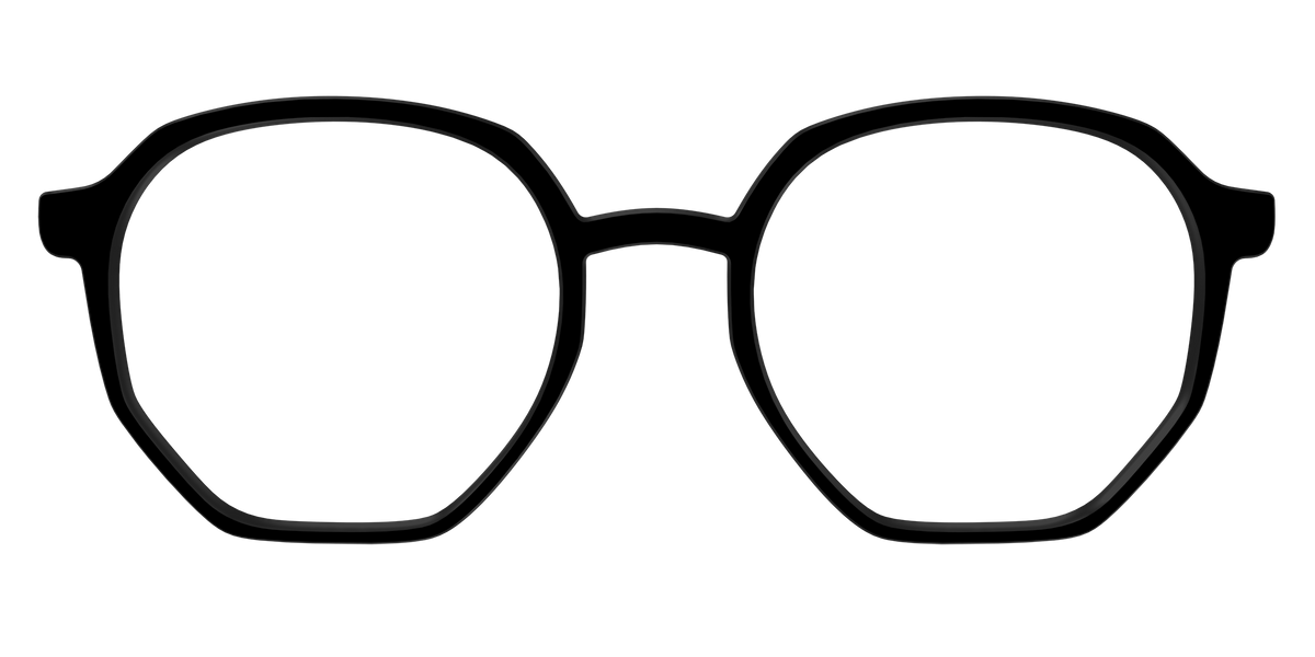 The Black - Front Top Image - Pair Eyewear