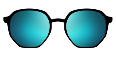The Polarized Blue Reflective Sun Top - Front Top Thumbnail - Pair Eyewear