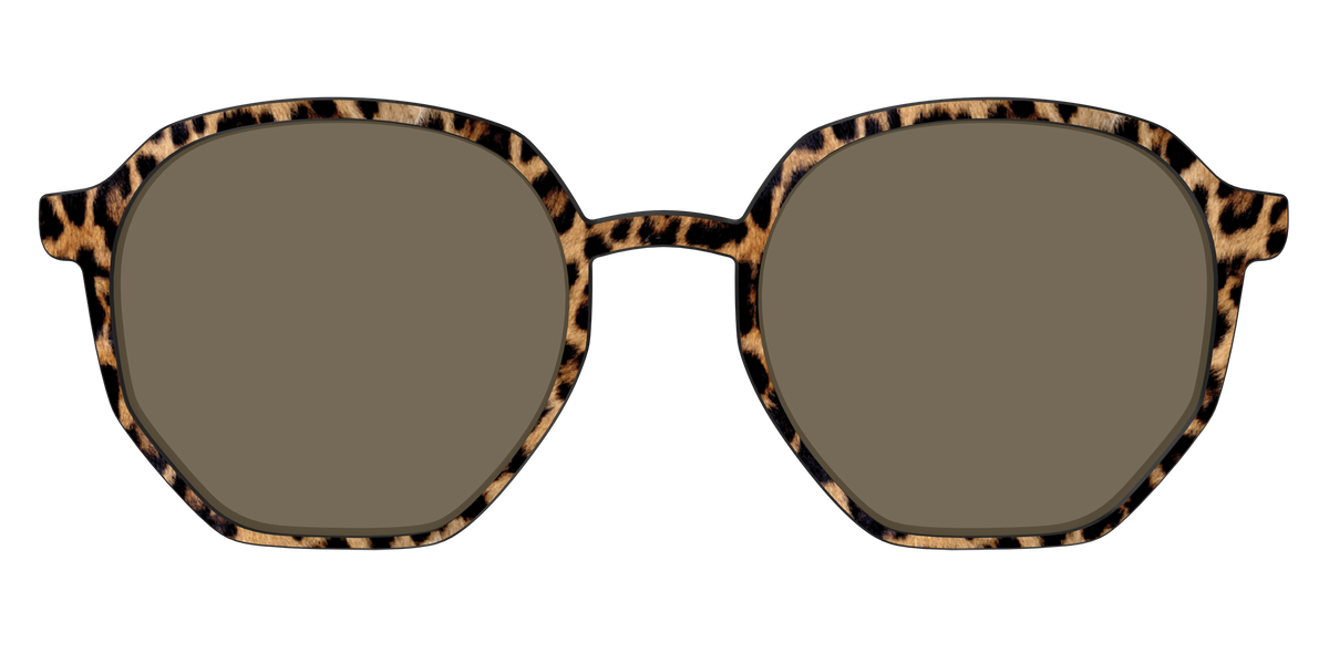 The Polarized Cheetah Spots Sun Top - Front Top Image - Pair Eyewear