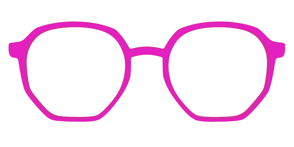 The Hot Pink - Front Top Image - Pair Eyewear