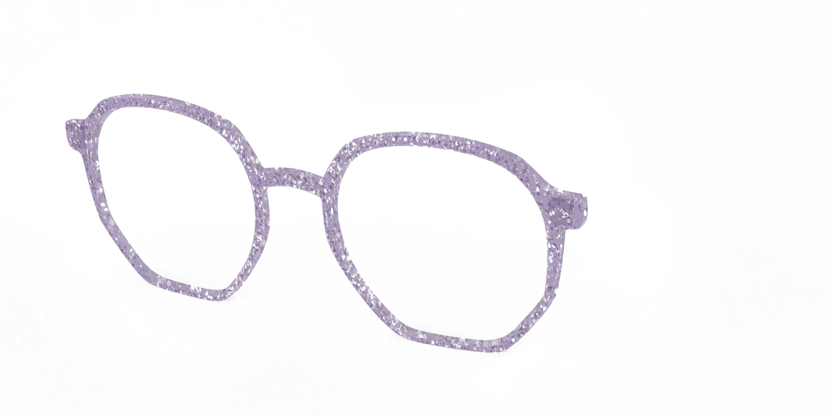 The Lavender Sparkle - Angle Top Image - Pair Eyewear