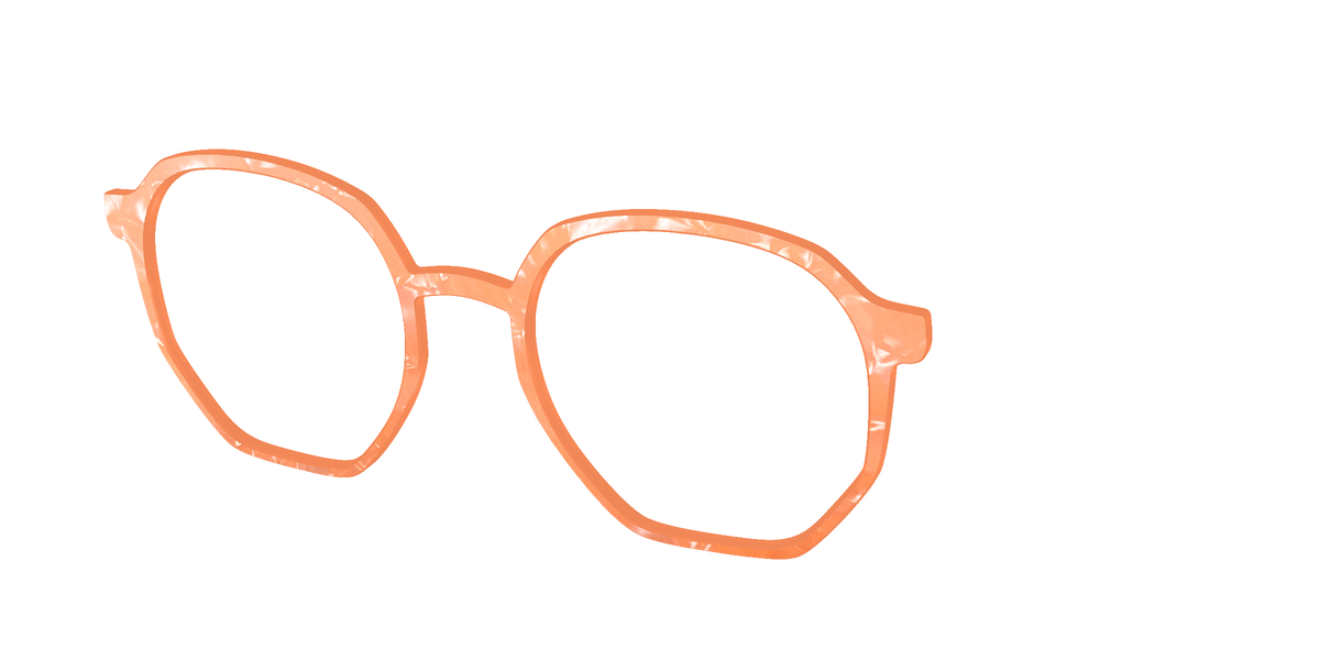 The Morganite Pearl Marble - Angle Top Image - Pair Eyewear