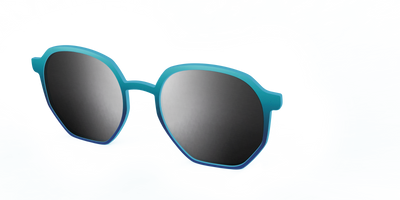 The Polarized Ocean Blue Sun Top - Angle Top Thumbnail - Pair Eyewear