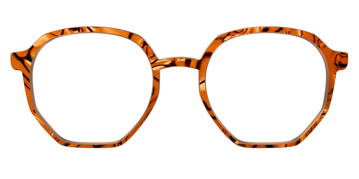 The Pumpkin Pearl Swirl - Front Top Image - Pair Eyewear
