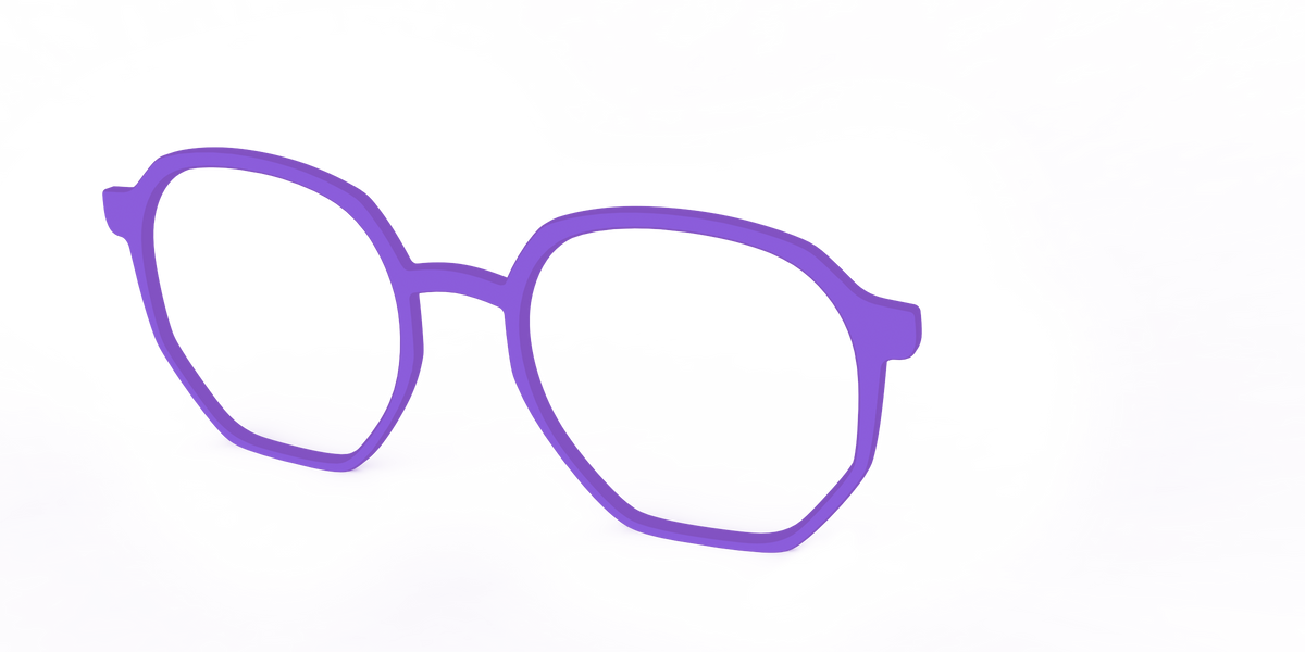 The Purple - Angle Top Image - Pair Eyewear