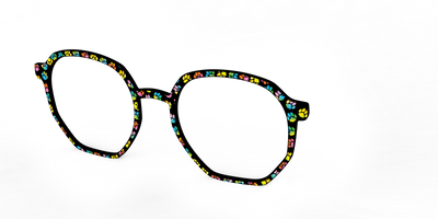 The Rainbow Paw Print - Angle Top Thumbnail - Pair Eyewear