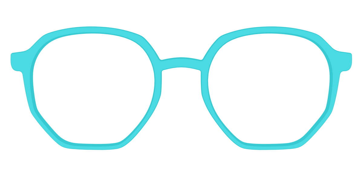 The Turquoise - Front Top Image - Pair Eyewear