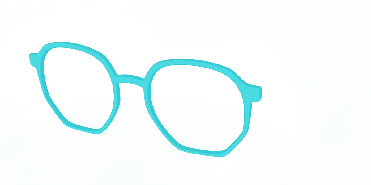 The Turquoise - Angle Top Image - Pair Eyewear