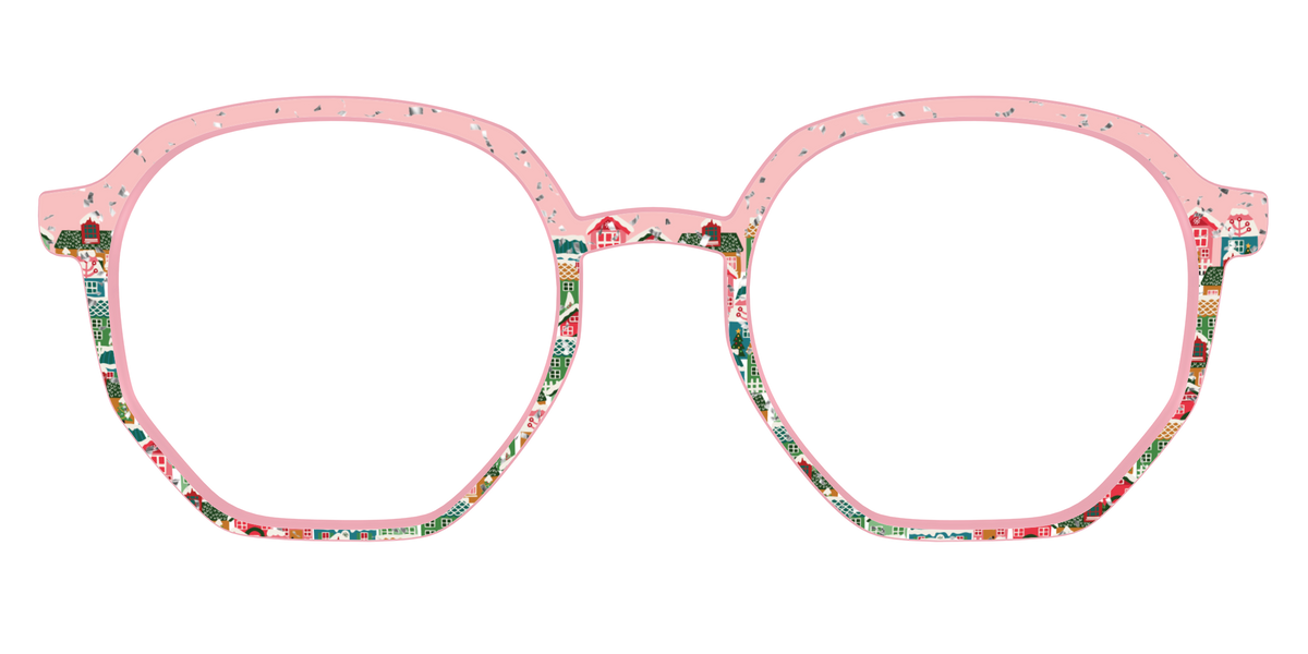 The Winter Village with Iridescent Glitter - Front Top Image - Pair Eyewear