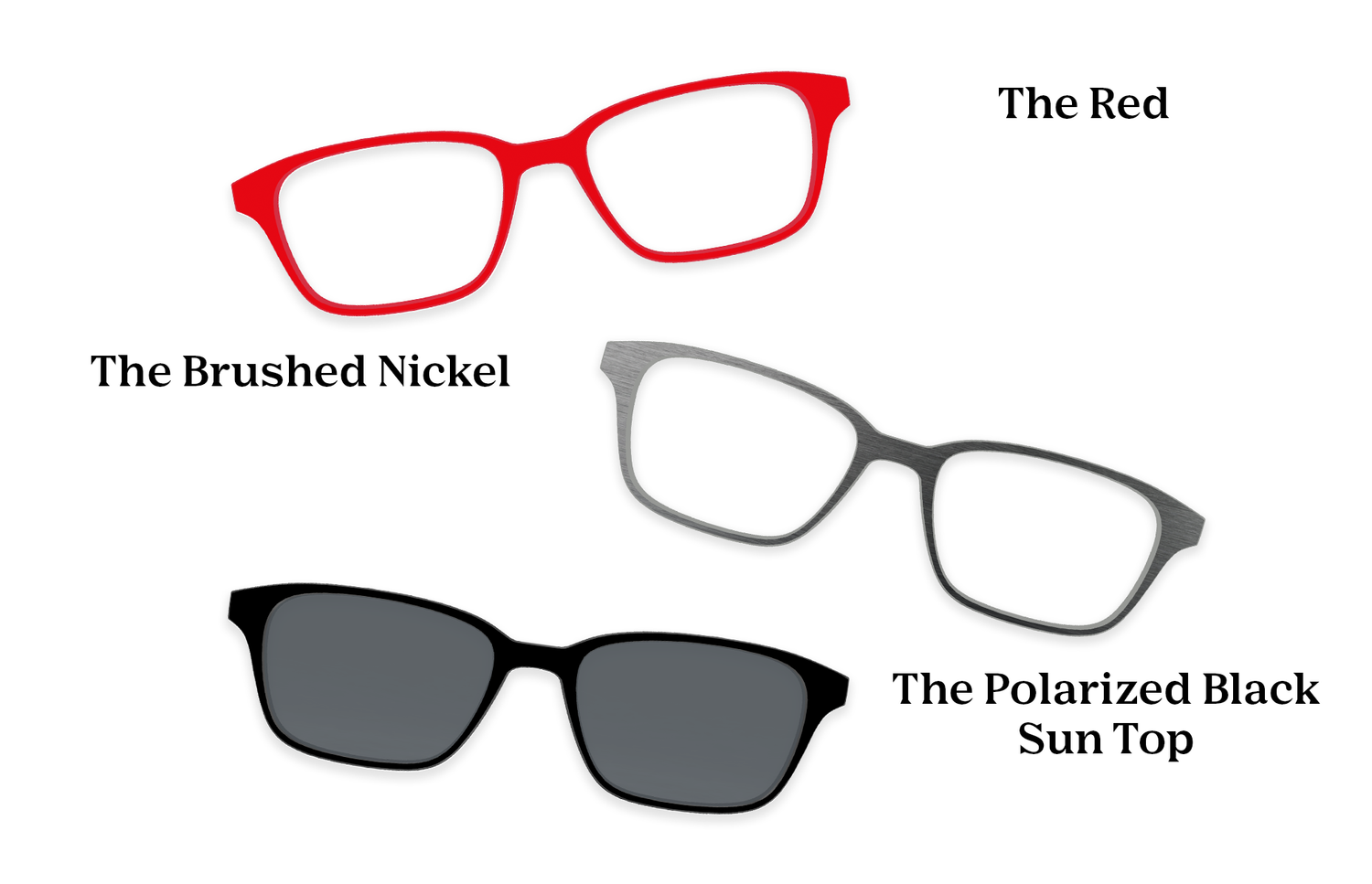 The Sawyer - Lensless - Pairing Set - Pair Eyewear