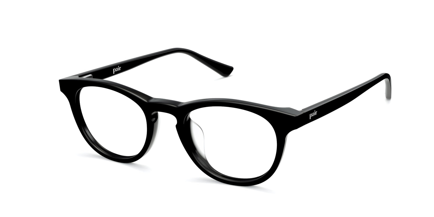 The Serra - Black - Angle Base Image - Pair Eyewear