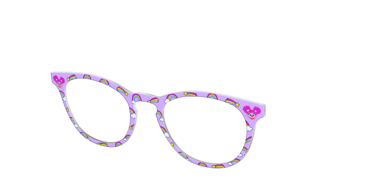 The Abby Rainbow - Angle Top Image - Pair Eyewear