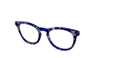 The Admiral Blue Pearl Tortoise - Angle Top Thumbnail - Pair Eyewear
