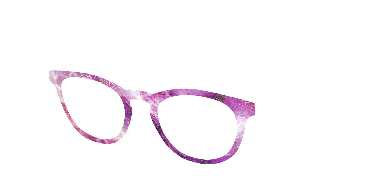 The Amethyst Geode - Angle Top Image - Pair Eyewear
