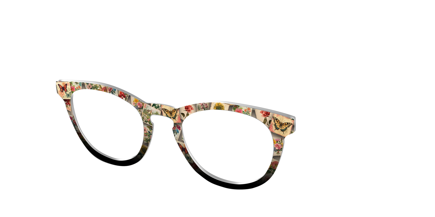 The Antique Stamps - Angle Top Image - Pair Eyewear