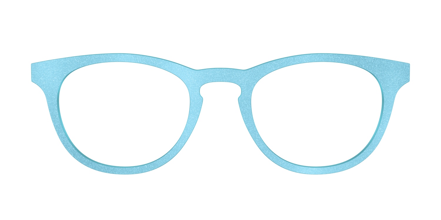 The Aqua Shimmer - Front Top Image - Pair Eyewear