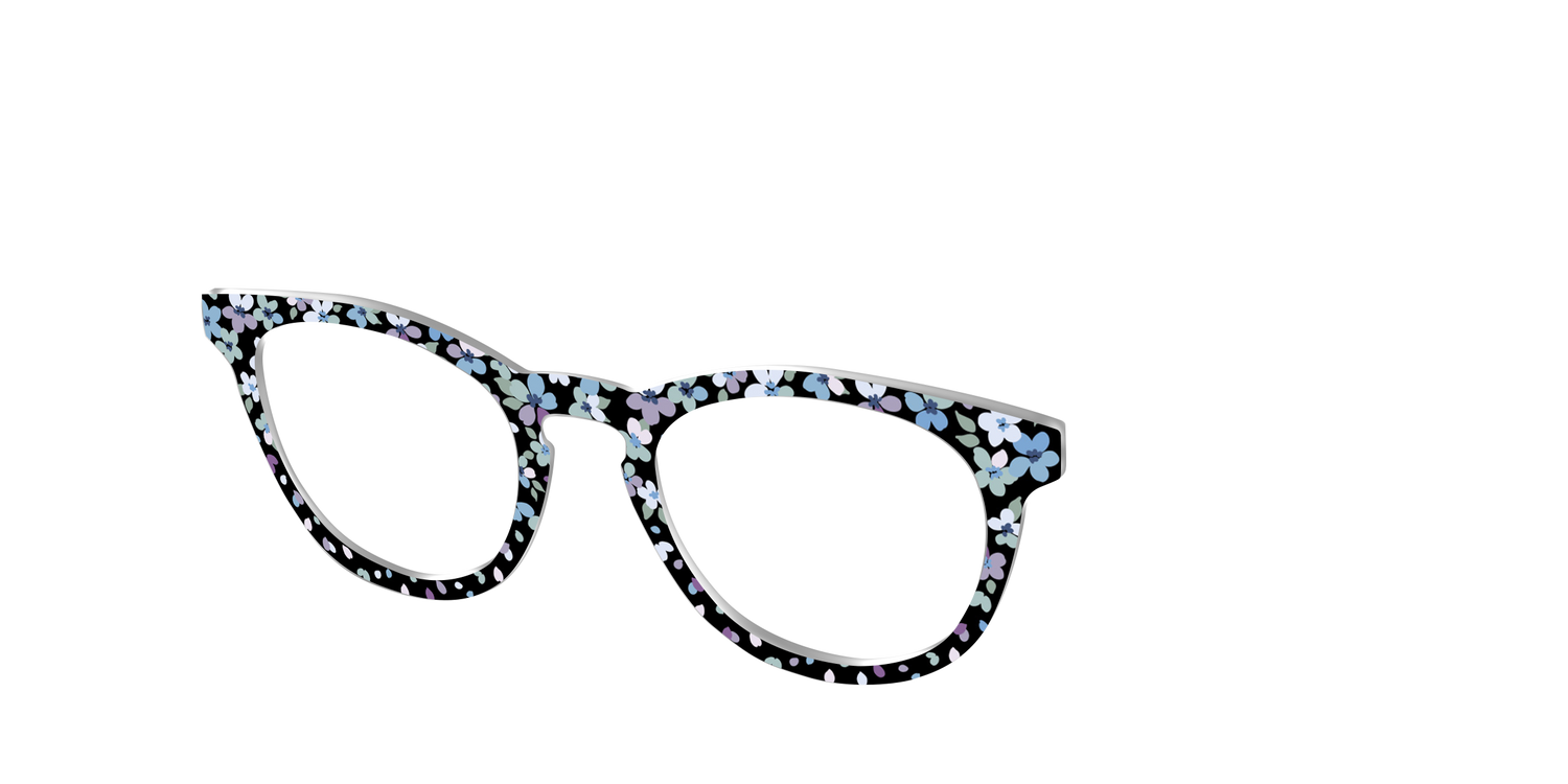The Arctic Petals - Angle Top Image - Pair Eyewear