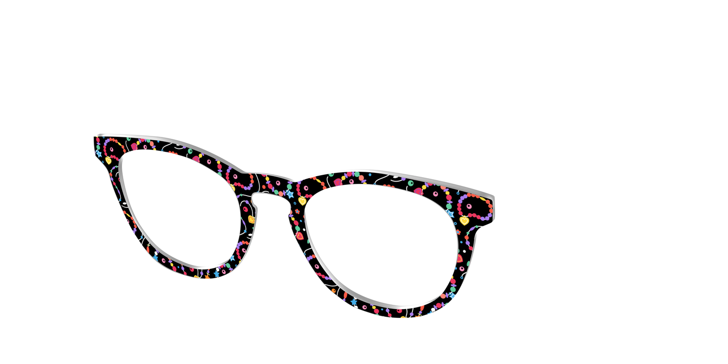 The Beaded Bangles - Angle Top Image - Pair Eyewear
