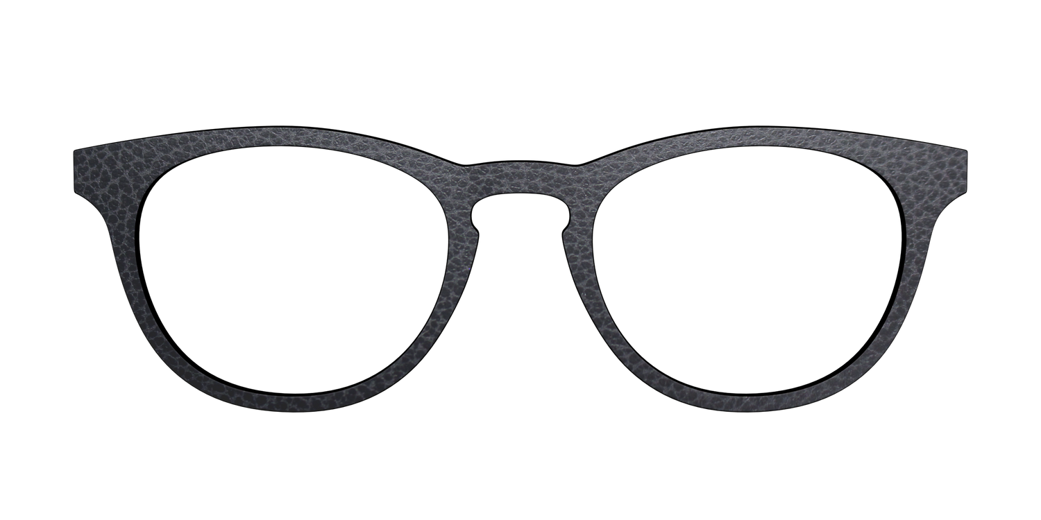 The Black Leather - Front Top Image - Pair Eyewear