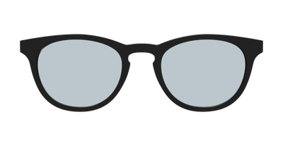 The Black With Slate Blue Lens - Front Top Thumbnail - Pair Eyewear