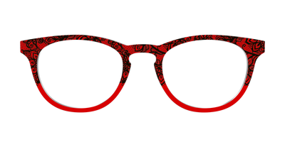 The Blood Red Lace Split - Front Top Thumbnail - Pair Eyewear