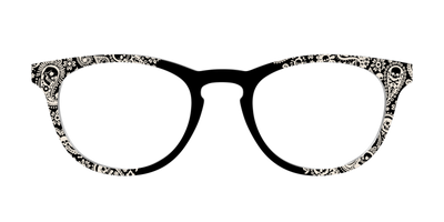 The Bone White Paisley - Front Top Thumbnail - Pair Eyewear