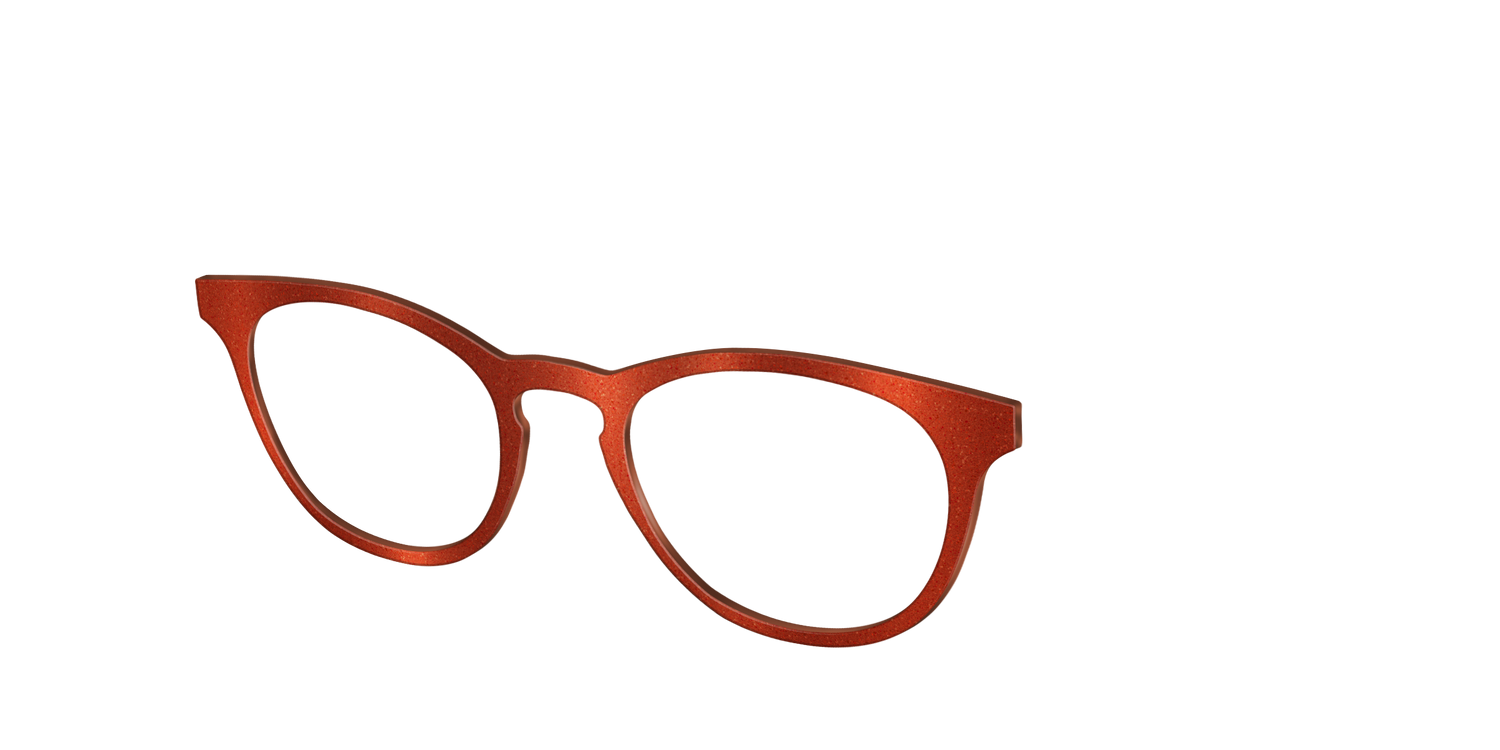 The Burnt Orange Shimmer - Angle Top Image - Pair Eyewear