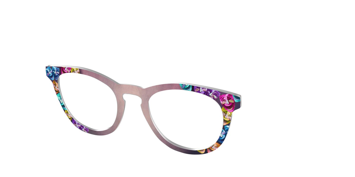 The Comedy Masks - Angle Top Image - Pair Eyewear