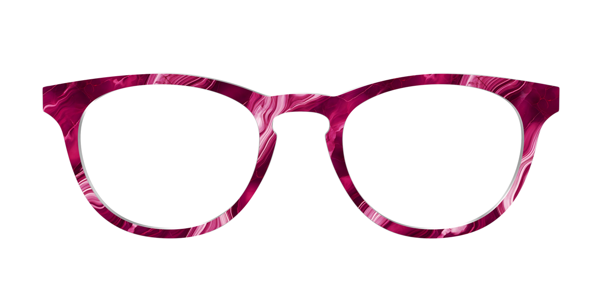 The Cranberry Marble - Front Top Image - Pair Eyewear