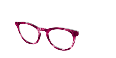 The Cranberry Marble - Angle Top Thumbnail - Pair Eyewear