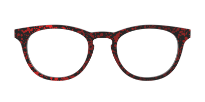 The Crimson Splatter - Front Top Thumbnail - Pair Eyewear