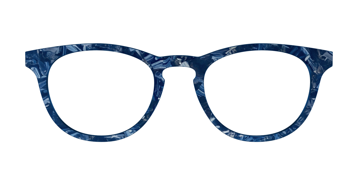 The Deep Slate Pearl Marble - Front Top Image - Pair Eyewear
