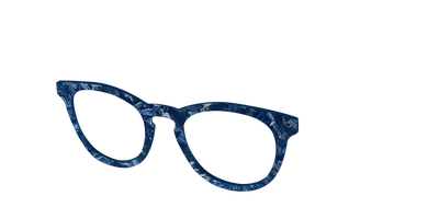 The Deep Slate Pearl Marble - Angle Top Thumbnail - Pair Eyewear