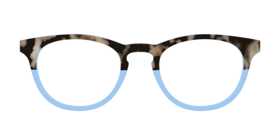 The Denim Tortoise Crystal Split - Front Top Thumbnail - Pair Eyewear