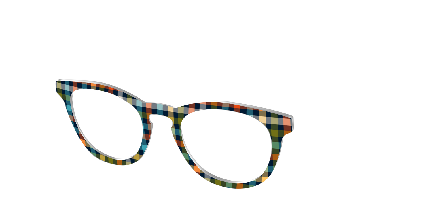 The Dockside Gingham - Angle Top Image - Pair Eyewear