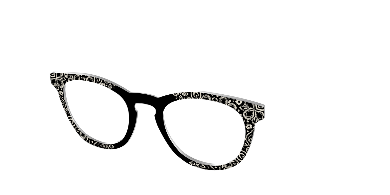 The Ecru Embroidery - Angle Top Image - Pair Eyewear