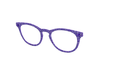 The Electric Purple Sparkle - Angle Top Thumbnail - Pair Eyewear