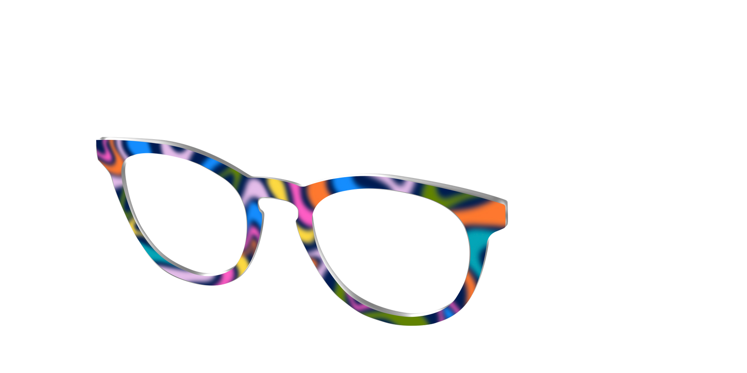 The Elementary Marble - Angle Top Image - Pair Eyewear