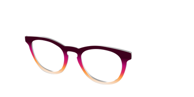 The Ember Gradient - Angle Top Thumbnail - Pair Eyewear