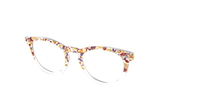 The Fallen Leaves Confetti Crystal - Angle Top Thumbnail - Pair Eyewear