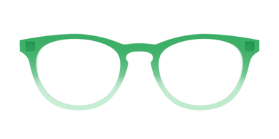 The Fern to Mint Gradient Crystal - Front Top Thumbnail - Pair Eyewear