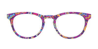 The Flower Power Paisley with Gold Foil - Front Top Thumbnail - Pair Eyewear