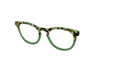 The Forest Tortoise Crystal Split - Angle Top Thumbnail - Pair Eyewear